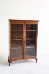 イギリスアンティーク　ブックケース/ガラスキャビネット