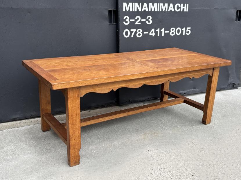 フランス アンティーク オーク ダイニングテーブル