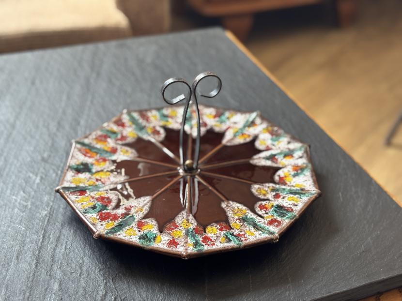 フランス ヴィンテージ セラミックトレイ