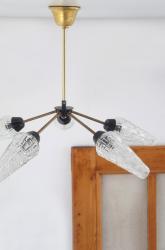 フレンチミッドセンチュリー ヴィンテージ 5灯シャンデリア