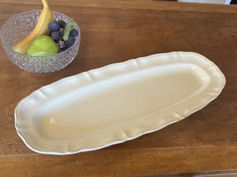 フランス アンティーク Sarreguemines サルグミンヌ フィッシュプレート