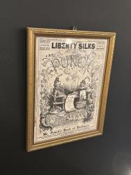 イギリス アンティーク 1900年 PUNCH フレーム額装