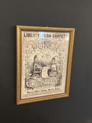 イギリス アンティーク 1900年 PUNCH フレーム額装