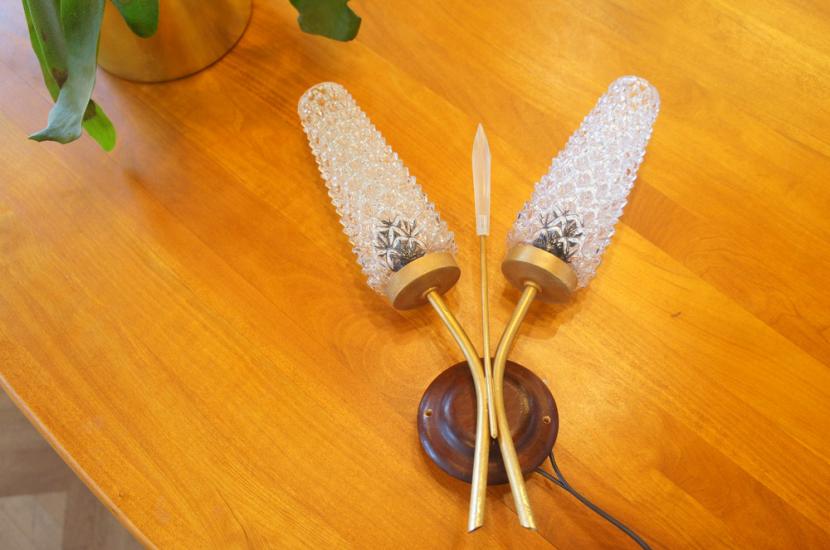 フレンチミッドセンチュリー　ヴィンテージブラケットランプ