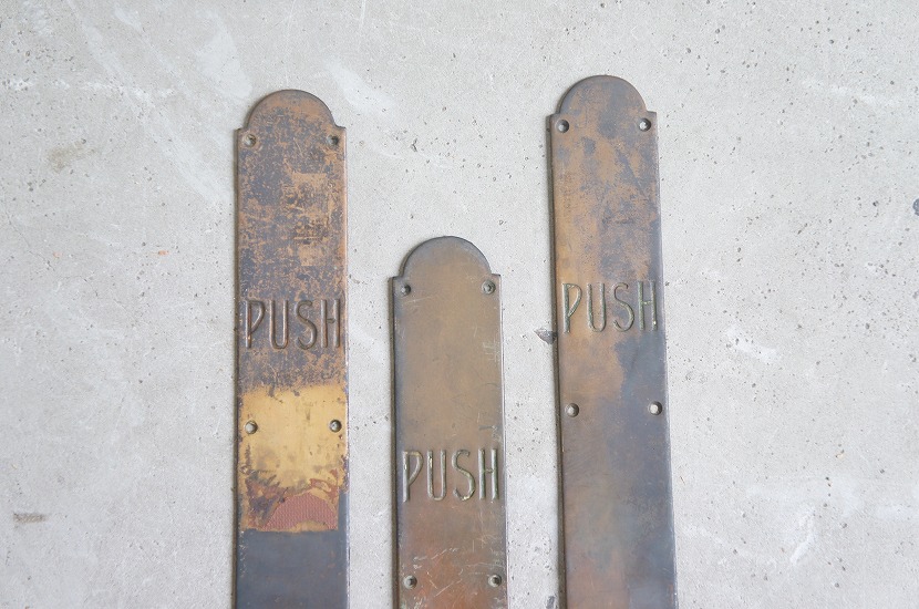 アンティーク ドア PUSHプレート