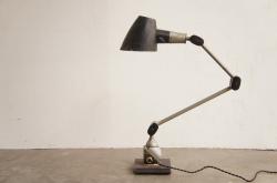 イギリスヴィンテージ EDL Silver Star　インダストリアルデスクランプ