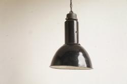 ヴィンテージ インダストリアルLipaホーローランプ (H46cm)