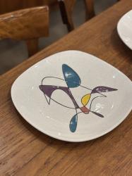 アメリカヴィンテージ Metlox Poppytrail ストーンウェア プレート ①