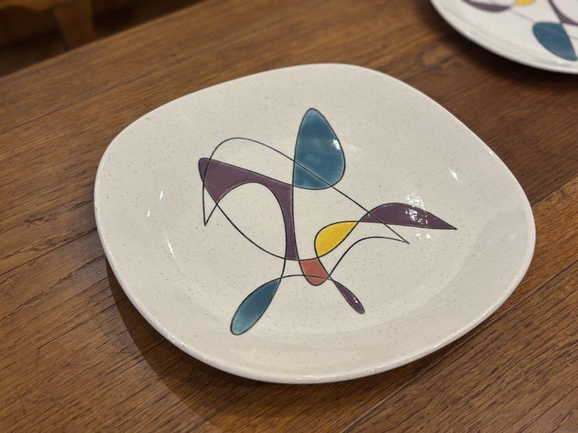 アメリカヴィンテージ Metlox Poppytrail ストーンウェア プレート Lサイズ