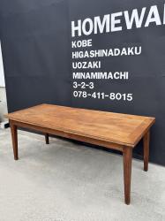 フランス アンティーク オーク エクステンションテーブル 伸長式 ダイニングテーブル