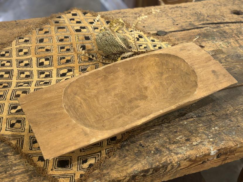 フランスアンティーク ウッド ボウル S