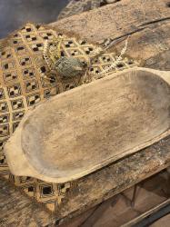 フランスアンティーク ウッド ボウル M