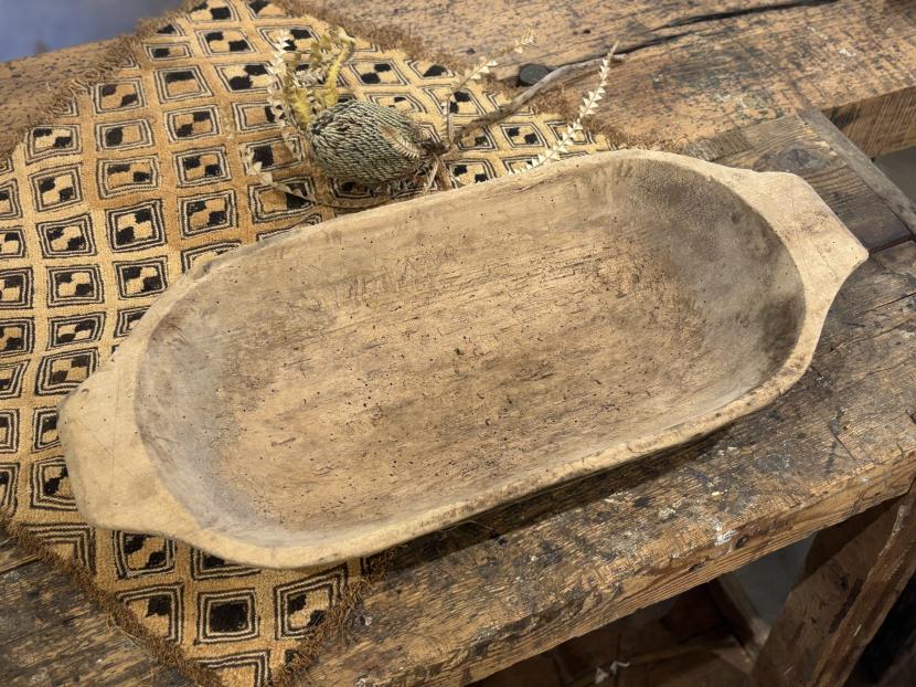 フランスアンティーク ウッド ボウル M