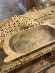 フランスアンティーク ウッド ボウル L