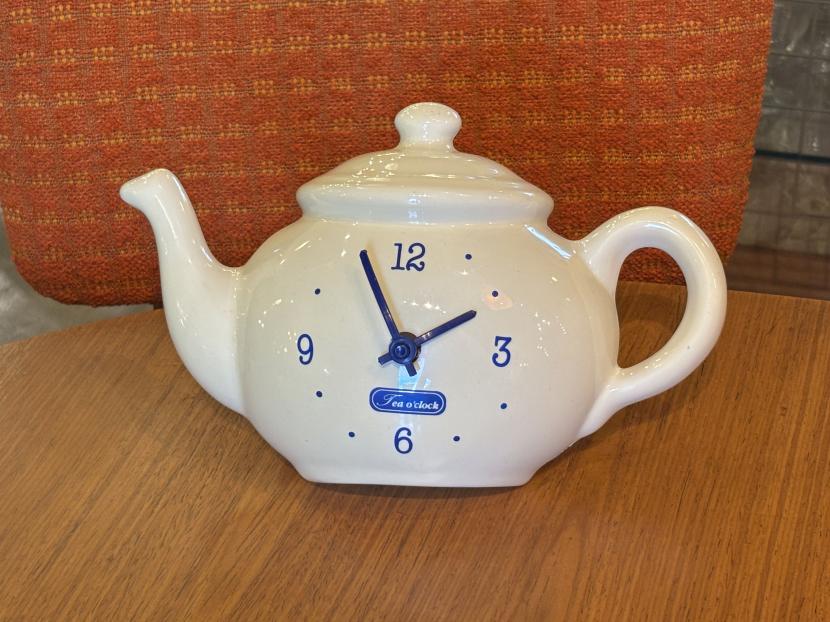 イギリス ヴィンテージ Tetley ティーポット型 ウォールクロック