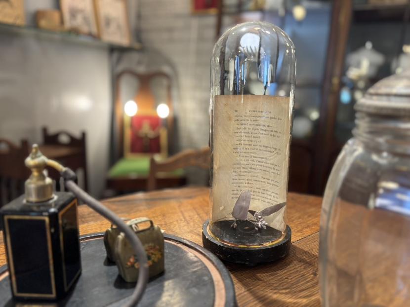 フランスアンティーク　グローブ ド マリエ (ガラスドーム)