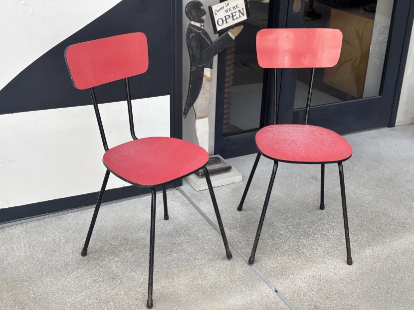  1950s ヴィンテージチェア レッド　A
