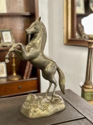 イギリス ヴィンテージ ブラス製 ホースオブジェ