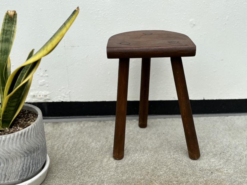 フランスアンティーク　ウッドスツール