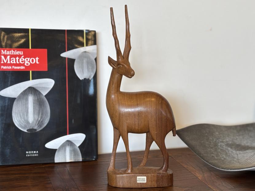 ヴィンテージ ガゼルオブジェ