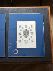 19世紀 フランスアンティーク モノグラムアート①