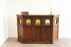 イギリスアンティーク　オークカウンター