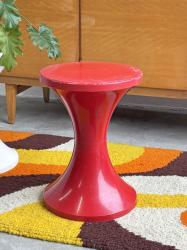 フランスヴィンテージ TamTam stool タムタムスツール/レッド B