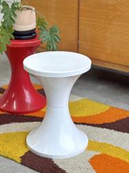 フランスヴィンテージ TamTam stool タムタムスツール/ホワイト A