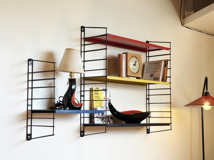 オランダ ミッドセンチュリー TOMADO ヴィンテージ ウォールシェルフ A