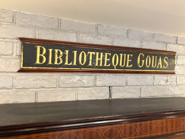 フランスアンティーク ハンドペイント ウッドサイン