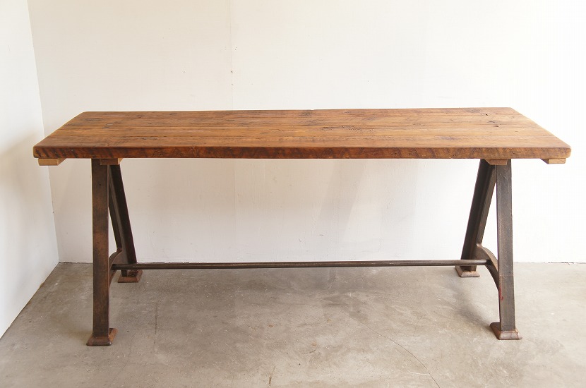 ヴィンテージ インダストリアル キャストアイアンテーブル
