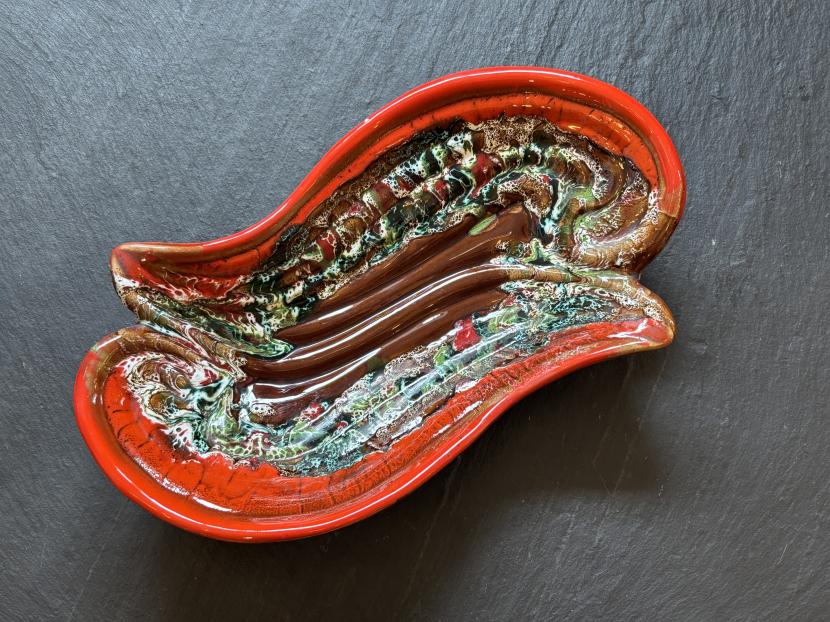 フランスヴィンテージ セラミック アートポタリー