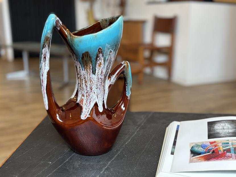 フランスヴィンテージ Vallauris フラワーベース