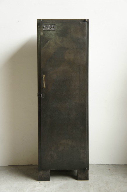 ヴィンテージ インダストリアル メタルロッカーキャビネット