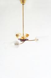 フレンチミッドセンチュリー　3灯モダンシャンデリア