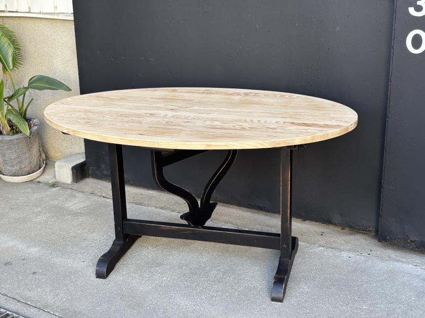 フランスアンティーク　ワインティスティングテーブル