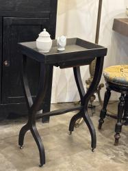 フランスアンティーク　キャスターサイドテーブル