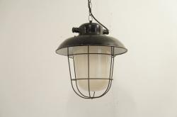 ヴィンテージ インダストリアル ホーローペンダントランプg