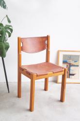 フランス maison regain社 レザーダイニングチェア