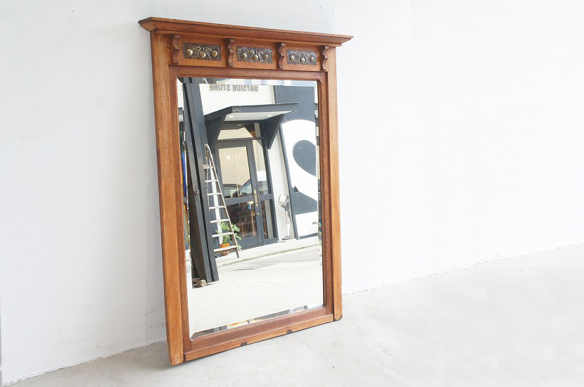 フランスアンティーク ビッグミラー/姿見