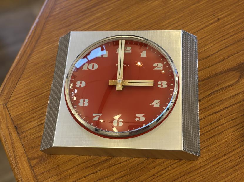 フレンチミッドセンチュリー　ヴィンテージウォールクロック