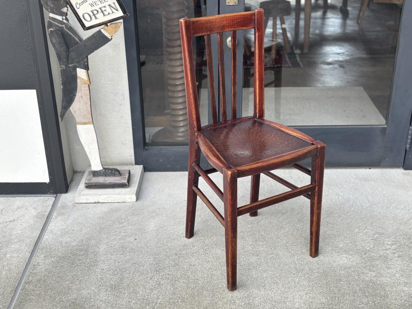 フランスアンティーク ウッド ビストロチェア