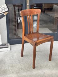 フランスアンティーク ウッド製ビストロチェア