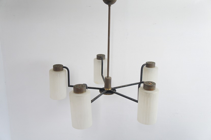 イギリスヴィンテージ　5灯シャンデリア