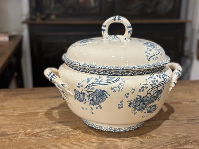 フランスアンティーク　サルグミンヌ窯 Royatスーピエール