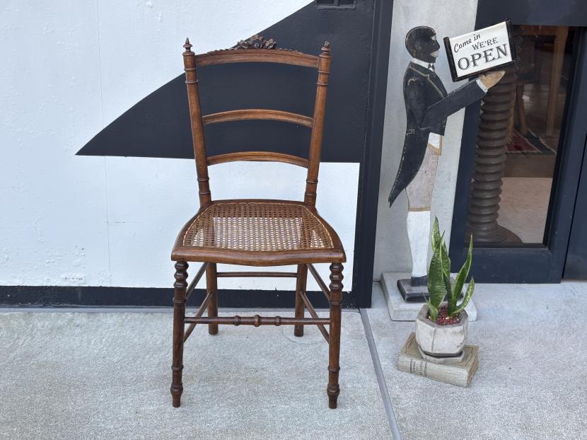 フランスアンティーク　ナポレオン3世　ウッドチェア A