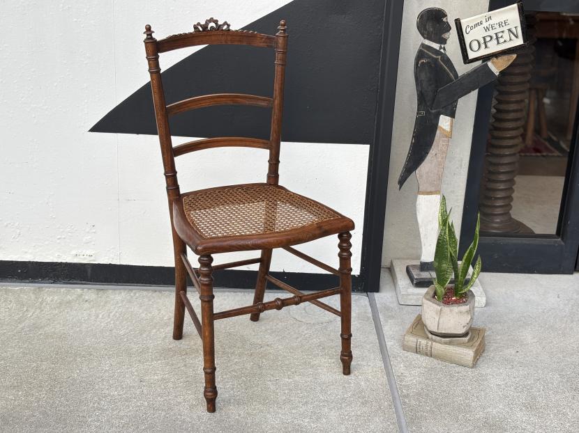 フランスアンティーク　ナポレオン3世　ウッドチェア B