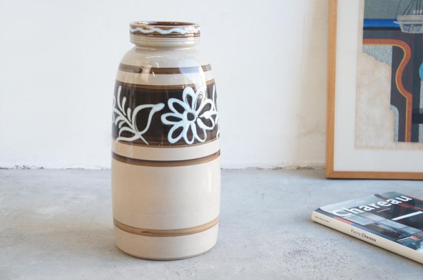 西ドイツ scheurich Keramik社製 ヴィンテージフラワーベース　Fat Lava