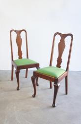 イギリスアンティーク クイーン・アン様式 ダイニングチェア ②