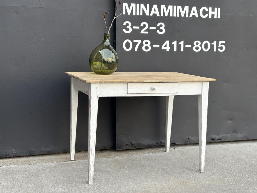 フレンチアンティーク シャビーシック パインテーブル
